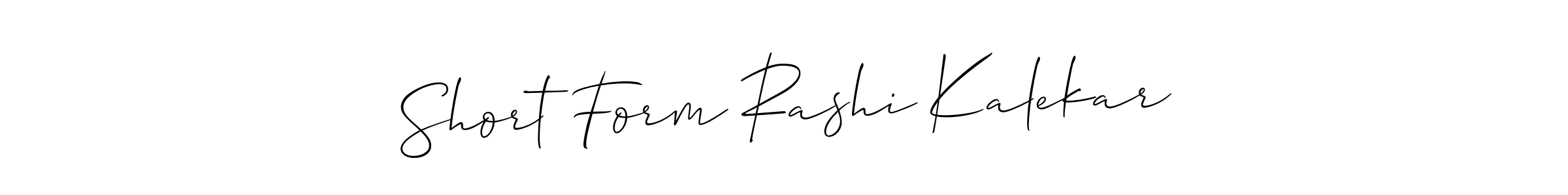Also we have Short Form Rashi Kalekar name is the best signature style. Create professional handwritten signature collection using Allison_Script autograph style. Short Form Rashi Kalekar signature style 2 images and pictures png