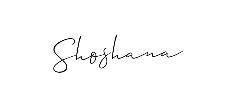 Best and Professional Signature Style for Shoshana. Allison_Script Best Signature Style Collection. Shoshana signature style 2 images and pictures png