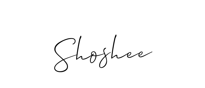 Allison_Script is a professional signature style that is perfect for those who want to add a touch of class to their signature. It is also a great choice for those who want to make their signature more unique. Get Shoshee name to fancy signature for free. Shoshee signature style 2 images and pictures png