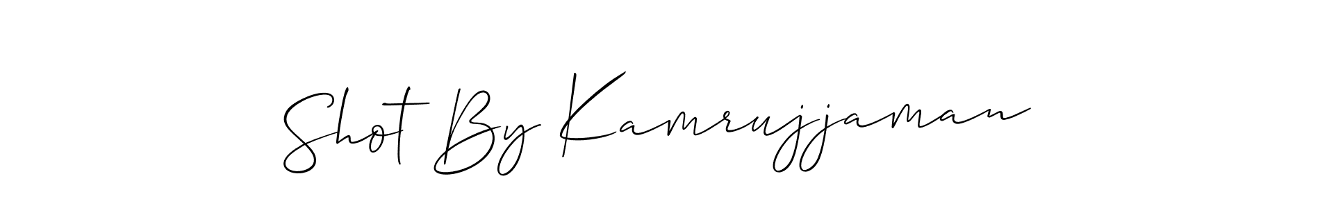 Also we have Shot By Kamrujjaman name is the best signature style. Create professional handwritten signature collection using Allison_Script autograph style. Shot By Kamrujjaman signature style 2 images and pictures png