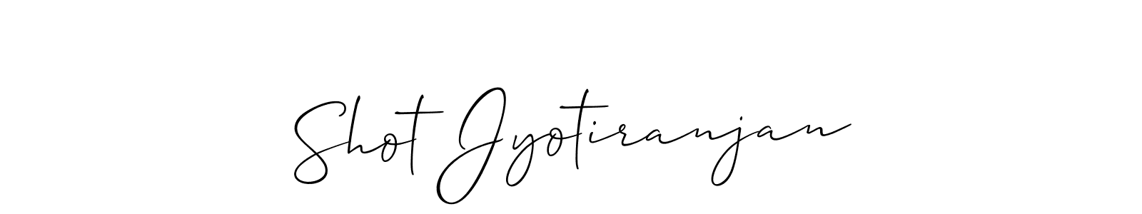 How to make Shot Jyotiranjan signature? Allison_Script is a professional autograph style. Create handwritten signature for Shot Jyotiranjan name. Shot Jyotiranjan signature style 2 images and pictures png