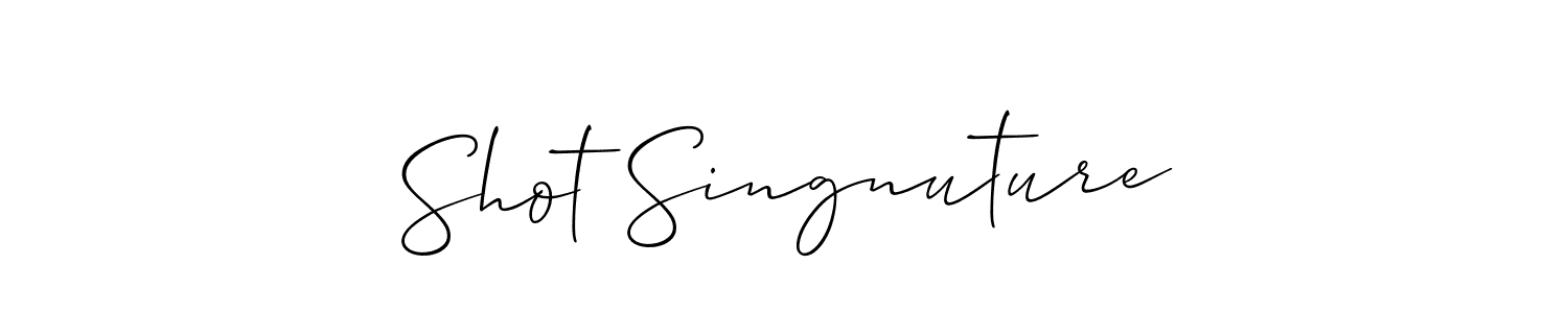 How to Draw Shot Singnuture signature style? Allison_Script is a latest design signature styles for name Shot Singnuture. Shot Singnuture signature style 2 images and pictures png