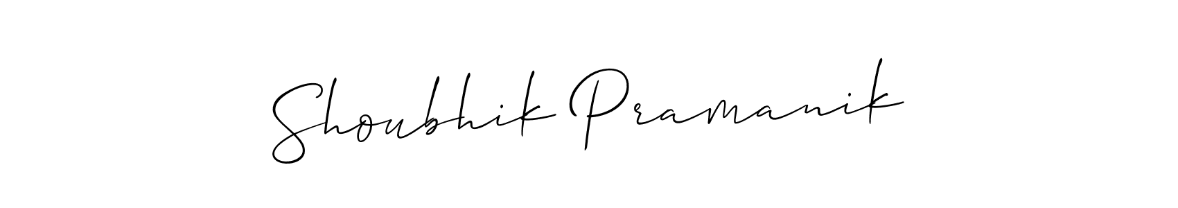 Similarly Allison_Script is the best handwritten signature design. Signature creator online .You can use it as an online autograph creator for name Shoubhik Pramanik. Shoubhik Pramanik signature style 2 images and pictures png