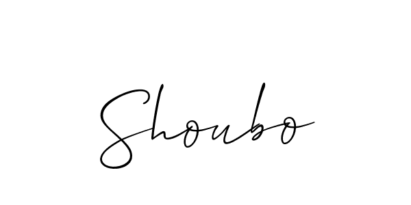 if you are searching for the best signature style for your name Shoubo. so please give up your signature search. here we have designed multiple signature styles  using Allison_Script. Shoubo signature style 2 images and pictures png