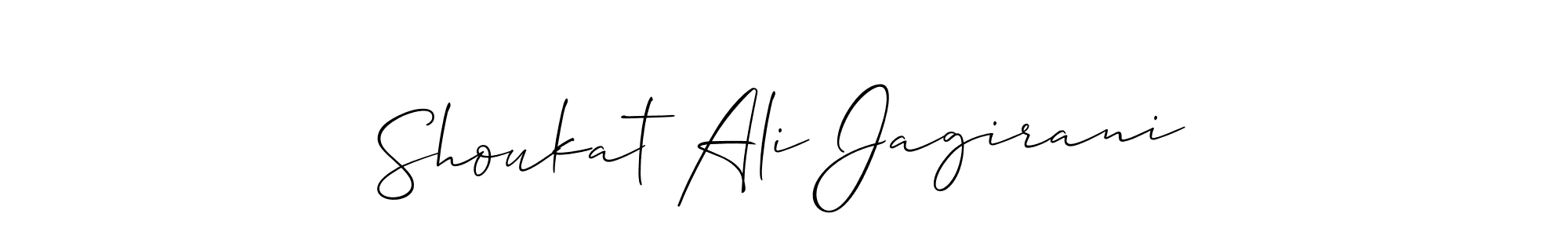 This is the best signature style for the Shoukat Ali Jagirani name. Also you like these signature font (Allison_Script). Mix name signature. Shoukat Ali Jagirani signature style 2 images and pictures png