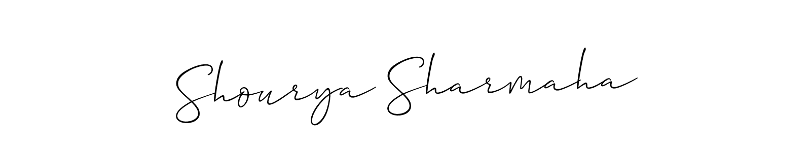 Also You can easily find your signature by using the search form. We will create Shourya Sharmaha name handwritten signature images for you free of cost using Allison_Script sign style. Shourya Sharmaha signature style 2 images and pictures png