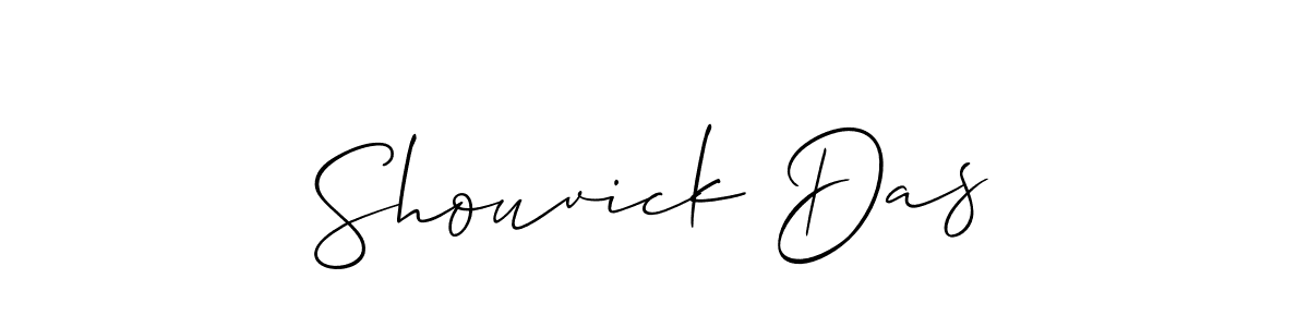 The best way (Allison_Script) to make a short signature is to pick only two or three words in your name. The name Shouvick Das include a total of six letters. For converting this name. Shouvick Das signature style 2 images and pictures png