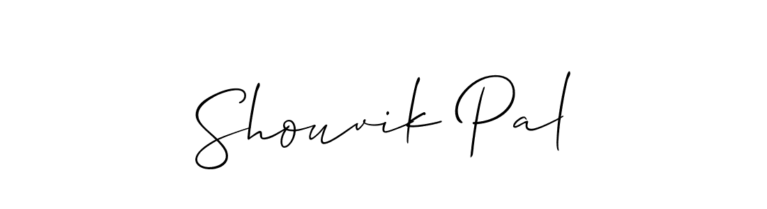 Allison_Script is a professional signature style that is perfect for those who want to add a touch of class to their signature. It is also a great choice for those who want to make their signature more unique. Get Shouvik Pal name to fancy signature for free. Shouvik Pal signature style 2 images and pictures png
