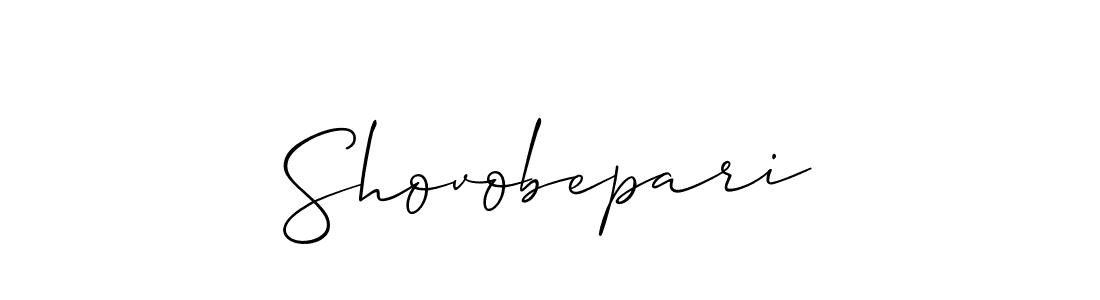 Create a beautiful signature design for name Shovobepari. With this signature (Allison_Script) fonts, you can make a handwritten signature for free. Shovobepari signature style 2 images and pictures png