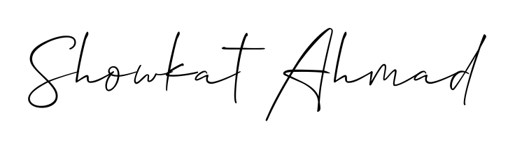 Showkat Ahmad stylish signature style. Best Handwritten Sign (Allison_Script) for my name. Handwritten Signature Collection Ideas for my name Showkat Ahmad. Showkat Ahmad signature style 2 images and pictures png