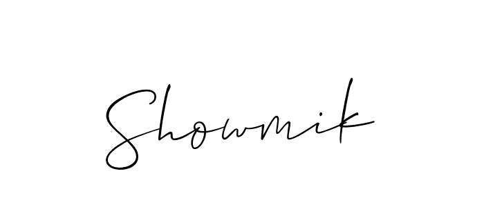 The best way (Allison_Script) to make a short signature is to pick only two or three words in your name. The name Showmik include a total of six letters. For converting this name. Showmik signature style 2 images and pictures png