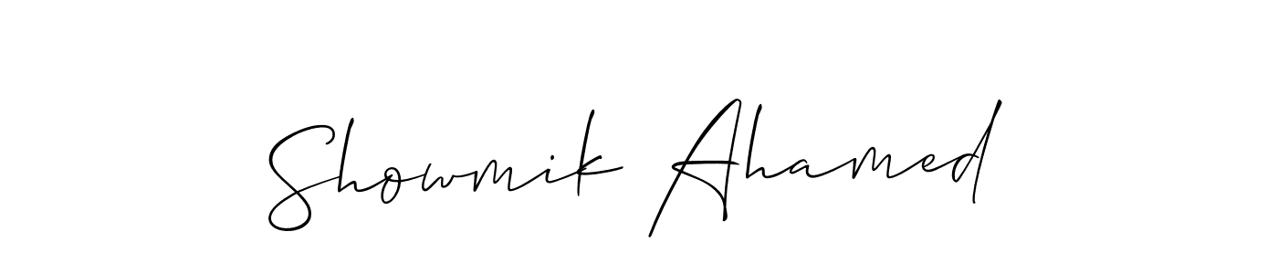 Best and Professional Signature Style for Showmik Ahamed. Allison_Script Best Signature Style Collection. Showmik Ahamed signature style 2 images and pictures png