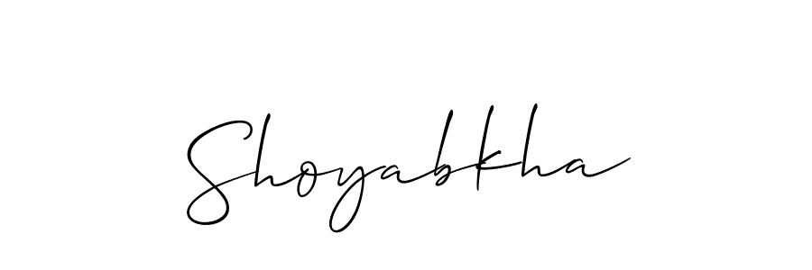 Make a short Shoyabkha signature style. Manage your documents anywhere anytime using Allison_Script. Create and add eSignatures, submit forms, share and send files easily. Shoyabkha signature style 2 images and pictures png