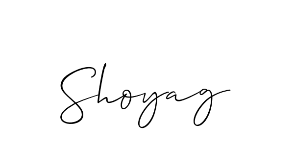 Allison_Script is a professional signature style that is perfect for those who want to add a touch of class to their signature. It is also a great choice for those who want to make their signature more unique. Get Shoyag name to fancy signature for free. Shoyag signature style 2 images and pictures png