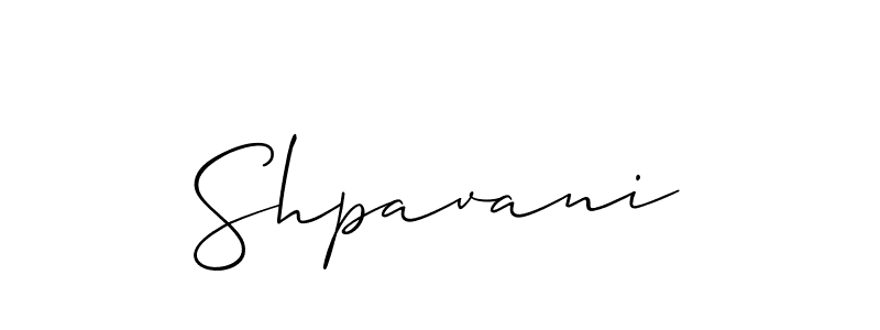 You should practise on your own different ways (Allison_Script) to write your name (Shpavani) in signature. don't let someone else do it for you. Shpavani signature style 2 images and pictures png