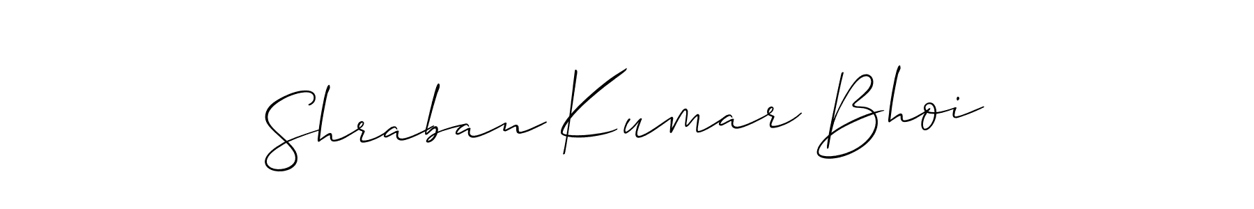 The best way (Allison_Script) to make a short signature is to pick only two or three words in your name. The name Shraban Kumar Bhoi include a total of six letters. For converting this name. Shraban Kumar Bhoi signature style 2 images and pictures png