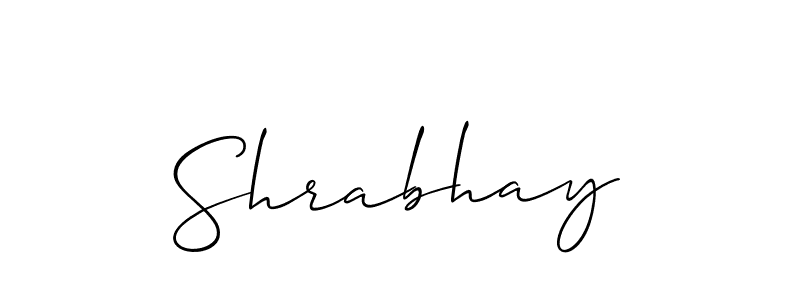 How to Draw Shrabhay signature style? Allison_Script is a latest design signature styles for name Shrabhay. Shrabhay signature style 2 images and pictures png