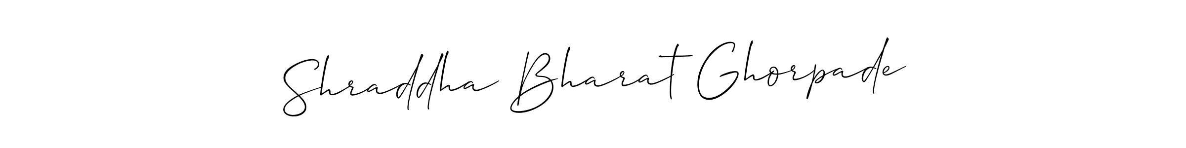Once you've used our free online signature maker to create your best signature Allison_Script style, it's time to enjoy all of the benefits that Shraddha Bharat Ghorpade name signing documents. Shraddha Bharat Ghorpade signature style 2 images and pictures png