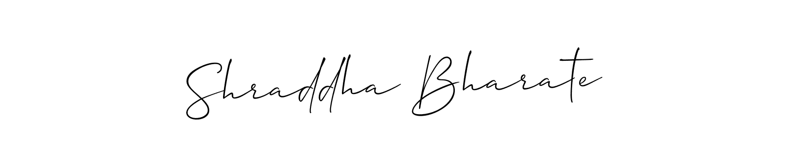 This is the best signature style for the Shraddha Bharate name. Also you like these signature font (Allison_Script). Mix name signature. Shraddha Bharate signature style 2 images and pictures png