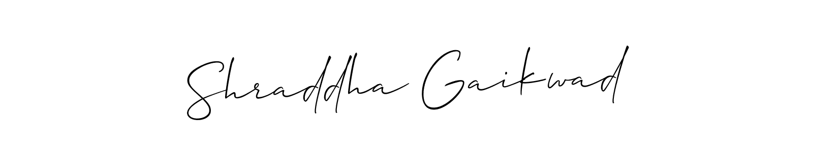 Similarly Allison_Script is the best handwritten signature design. Signature creator online .You can use it as an online autograph creator for name Shraddha Gaikwad. Shraddha Gaikwad signature style 2 images and pictures png