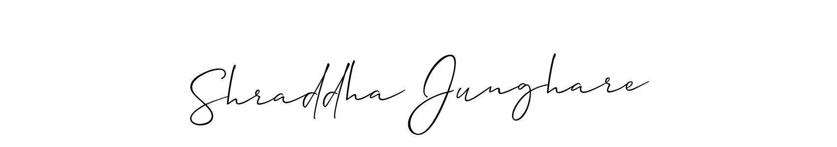 See photos of Shraddha Junghare official signature by Spectra . Check more albums & portfolios. Read reviews & check more about Allison_Script font. Shraddha Junghare signature style 2 images and pictures png
