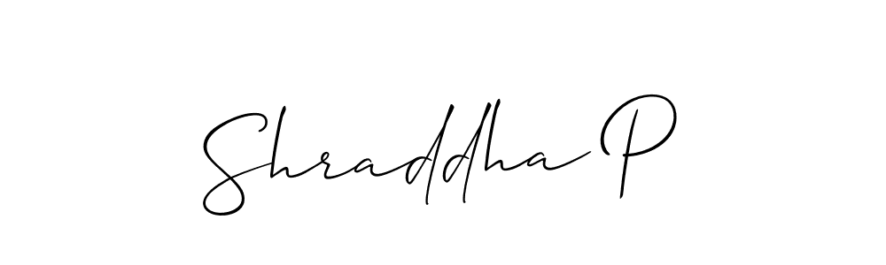 How to Draw Shraddha P signature style? Allison_Script is a latest design signature styles for name Shraddha P. Shraddha P signature style 2 images and pictures png