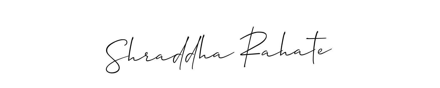 Best and Professional Signature Style for Shraddha Rahate. Allison_Script Best Signature Style Collection. Shraddha Rahate signature style 2 images and pictures png