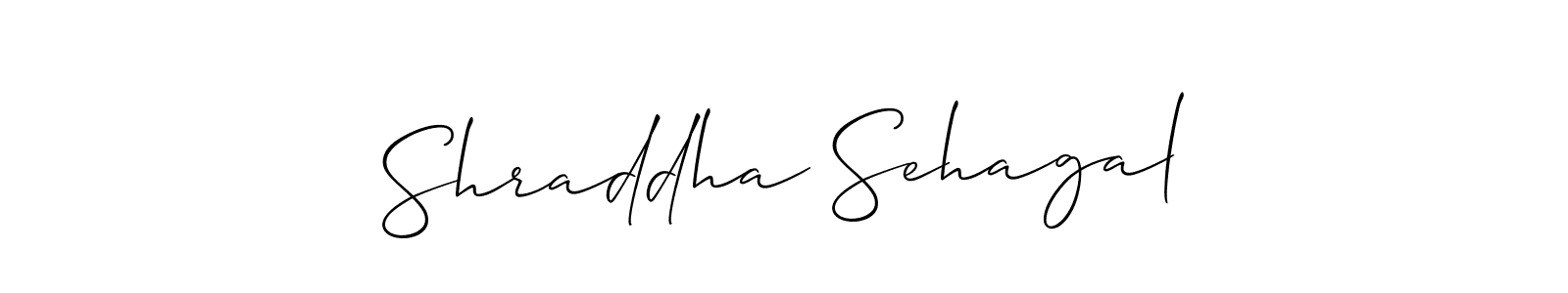 Also You can easily find your signature by using the search form. We will create Shraddha Sehagal name handwritten signature images for you free of cost using Allison_Script sign style. Shraddha Sehagal signature style 2 images and pictures png