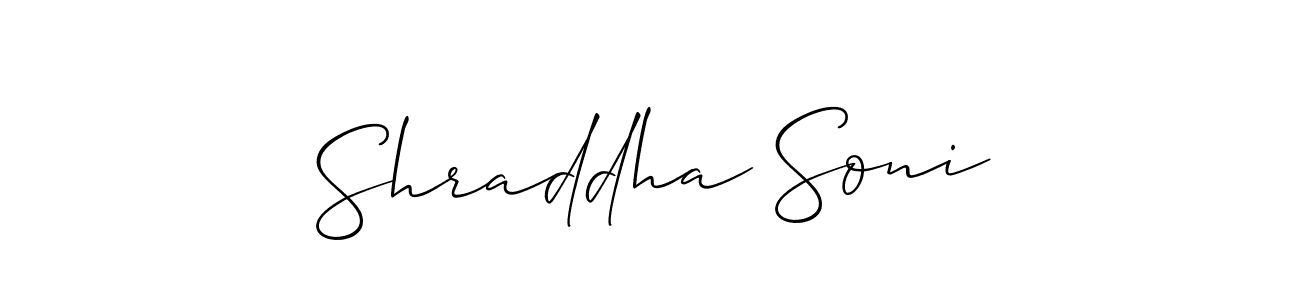 Make a beautiful signature design for name Shraddha Soni. Use this online signature maker to create a handwritten signature for free. Shraddha Soni signature style 2 images and pictures png