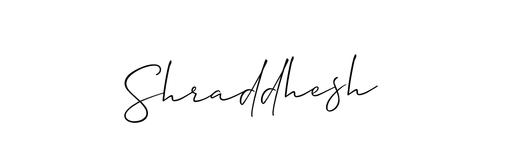 Make a beautiful signature design for name Shraddhesh. Use this online signature maker to create a handwritten signature for free. Shraddhesh signature style 2 images and pictures png