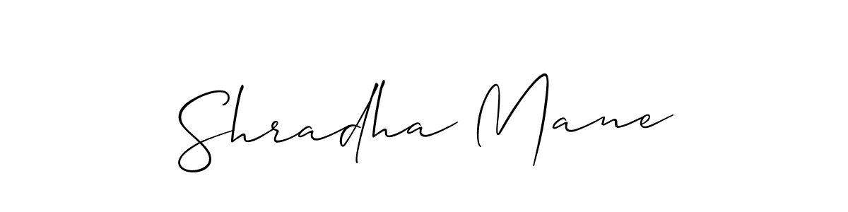 Make a short Shradha Mane signature style. Manage your documents anywhere anytime using Allison_Script. Create and add eSignatures, submit forms, share and send files easily. Shradha Mane signature style 2 images and pictures png