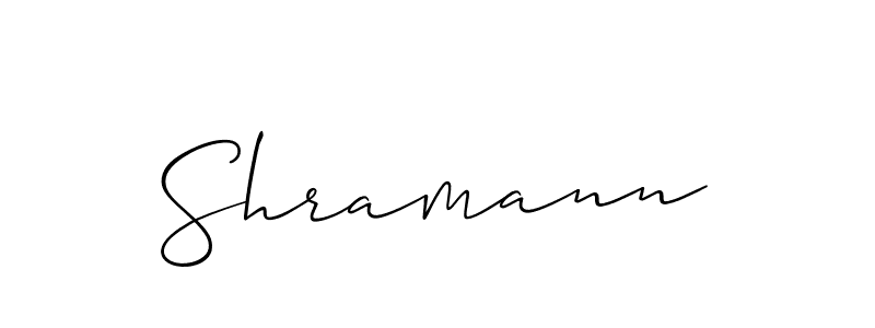 Make a beautiful signature design for name Shramann. Use this online signature maker to create a handwritten signature for free. Shramann signature style 2 images and pictures png