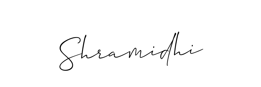 Make a beautiful signature design for name Shramidhi. Use this online signature maker to create a handwritten signature for free. Shramidhi signature style 2 images and pictures png