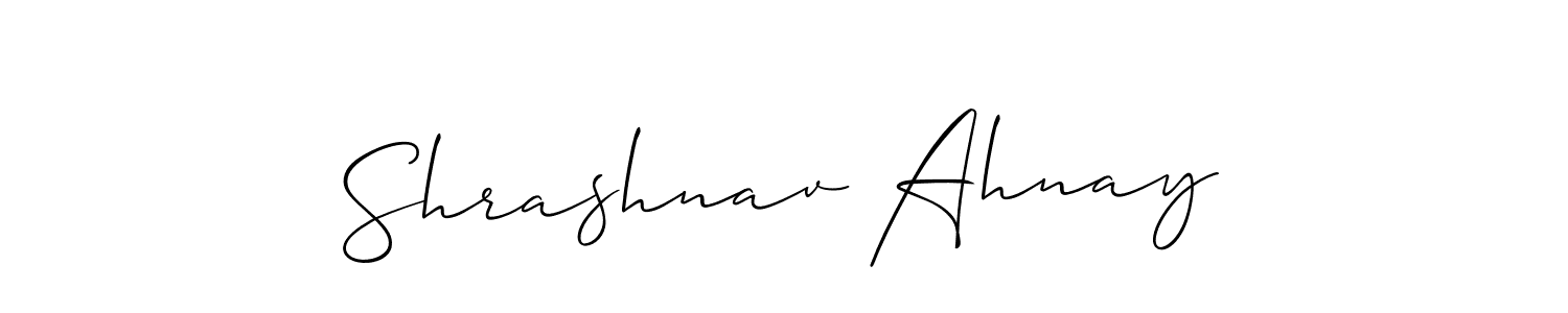 Best and Professional Signature Style for Shrashnav Ahnay. Allison_Script Best Signature Style Collection. Shrashnav Ahnay signature style 2 images and pictures png