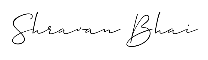 Turn your name Shravan Bhai into a signature brand with Allison_Script styling. Download in standard PNG or transparent format anytime. Shravan Bhai signature style 2 images and pictures png