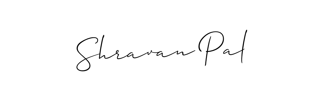 Design your own signature with our free online signature maker. With this signature software, you can create a handwritten (Allison_Script) signature for name Shravan Pal. Shravan Pal signature style 2 images and pictures png