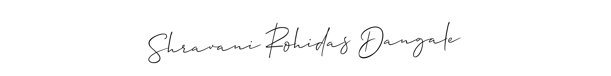 Similarly Allison_Script is the best handwritten signature design. Signature creator online .You can use it as an online autograph creator for name Shravani Rohidas Dangale. Shravani Rohidas Dangale signature style 2 images and pictures png