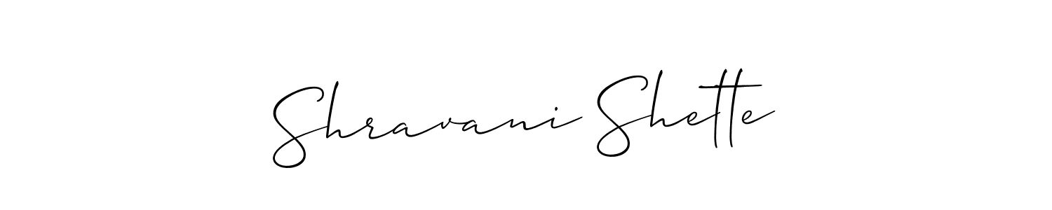 You should practise on your own different ways (Allison_Script) to write your name (Shravani Shette) in signature. don't let someone else do it for you. Shravani Shette signature style 2 images and pictures png