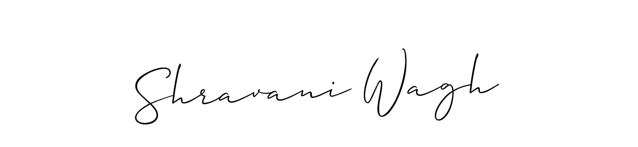 Shravani Wagh stylish signature style. Best Handwritten Sign (Allison_Script) for my name. Handwritten Signature Collection Ideas for my name Shravani Wagh. Shravani Wagh signature style 2 images and pictures png