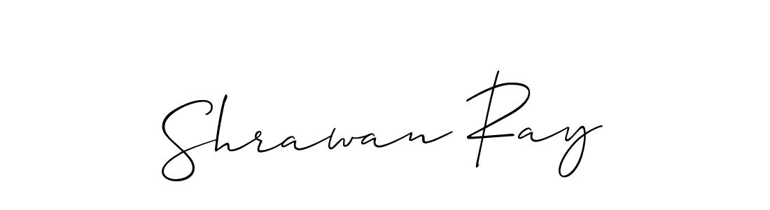 Make a beautiful signature design for name Shrawan Ray. With this signature (Allison_Script) style, you can create a handwritten signature for free. Shrawan Ray signature style 2 images and pictures png