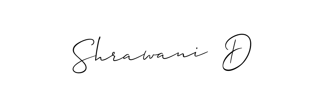 You can use this online signature creator to create a handwritten signature for the name Shrawani  D. This is the best online autograph maker. Shrawani  D signature style 2 images and pictures png
