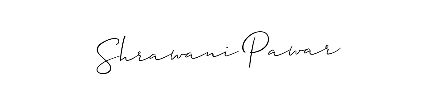 Also we have Shrawani Pawar name is the best signature style. Create professional handwritten signature collection using Allison_Script autograph style. Shrawani Pawar signature style 2 images and pictures png