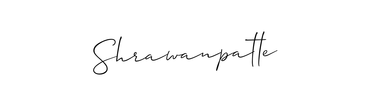 It looks lik you need a new signature style for name Shrawanpatle. Design unique handwritten (Allison_Script) signature with our free signature maker in just a few clicks. Shrawanpatle signature style 2 images and pictures png