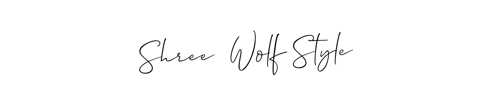 Make a beautiful signature design for name Shree  Wolf Style. Use this online signature maker to create a handwritten signature for free. Shree  Wolf Style signature style 2 images and pictures png