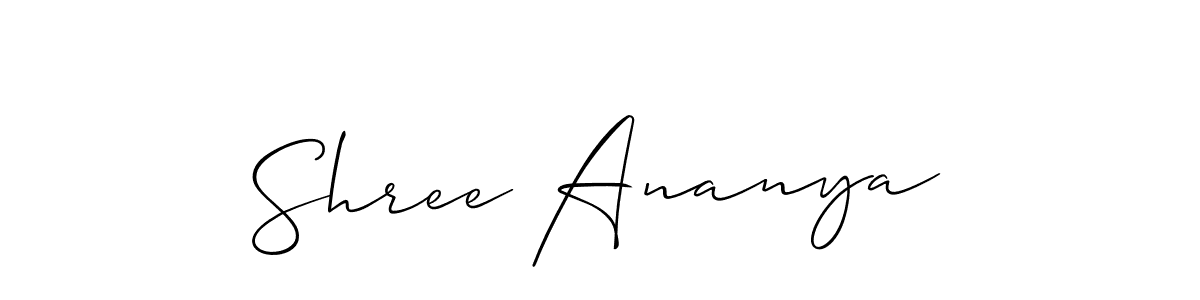 It looks lik you need a new signature style for name Shree Ananya. Design unique handwritten (Allison_Script) signature with our free signature maker in just a few clicks. Shree Ananya signature style 2 images and pictures png