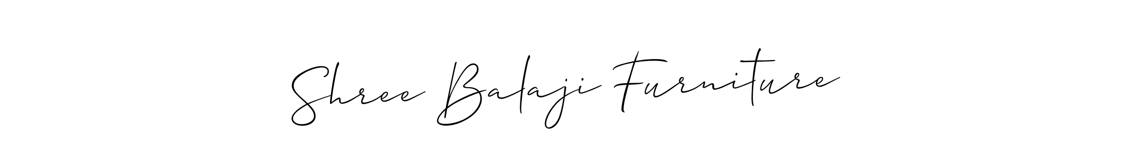 Best and Professional Signature Style for Shree Balaji Furniture. Allison_Script Best Signature Style Collection. Shree Balaji Furniture signature style 2 images and pictures png