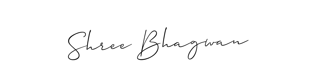 How to Draw Shree Bhagwan signature style? Allison_Script is a latest design signature styles for name Shree Bhagwan. Shree Bhagwan signature style 2 images and pictures png