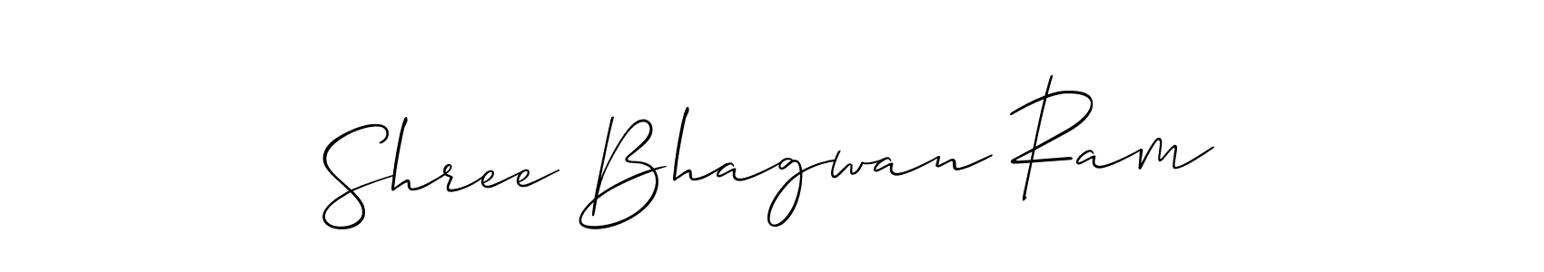 The best way (Allison_Script) to make a short signature is to pick only two or three words in your name. The name Shree Bhagwan Ram include a total of six letters. For converting this name. Shree Bhagwan Ram signature style 2 images and pictures png