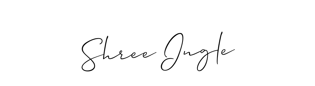 Check out images of Autograph of Shree Ingle name. Actor Shree Ingle Signature Style. Allison_Script is a professional sign style online. Shree Ingle signature style 2 images and pictures png