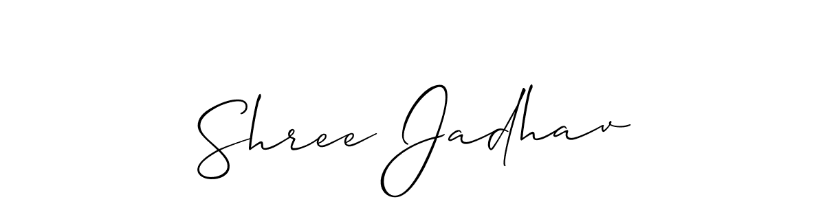 Best and Professional Signature Style for Shree Jadhav. Allison_Script Best Signature Style Collection. Shree Jadhav signature style 2 images and pictures png